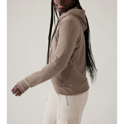 High quality french terry hooded sweatshirts with pockets women's cotton hoodies