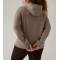 High quality french terry hooded sweatshirts with pockets women's cotton hoodies