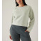 New arrival cotton fleece crewneck sweatshirts for women