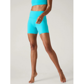 Tummy control pocket shorts ultra high rise yoga shorts with side pockets