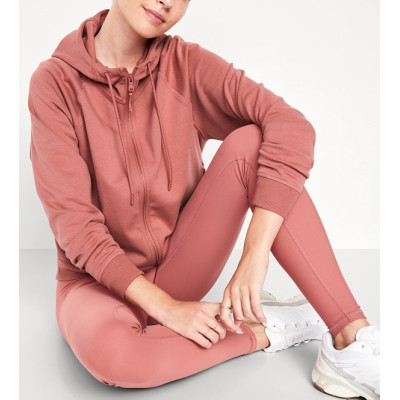 2024 New cotton fleece full zipper hoodies zip up hooded sweatshirts