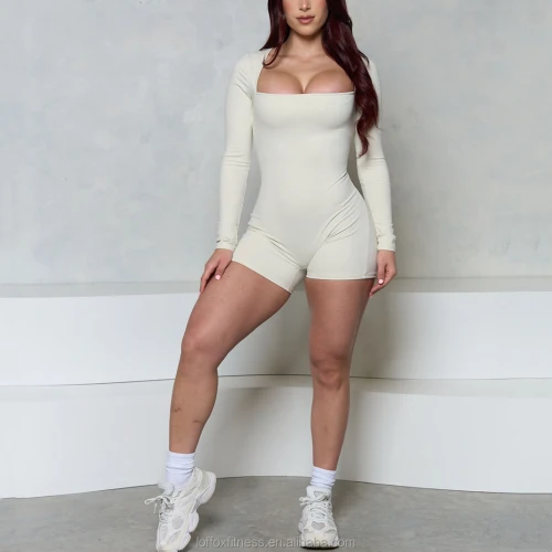 Women's Bodysuit Workout Rompers One Piece Jumpsuits Gym Yoga Fashion Clothes