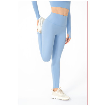 High waisted no front seam yoga leggings buttery soft plus size fitness tights