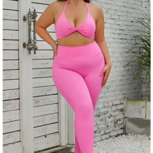 3XL new arrival plus size workout sets ultra soft 2 pieces yoga outfits
