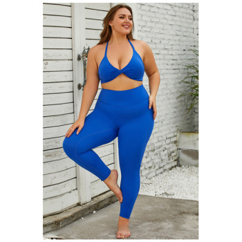 3XL new arrival plus size workout sets ultra soft 2 pieces yoga outfits