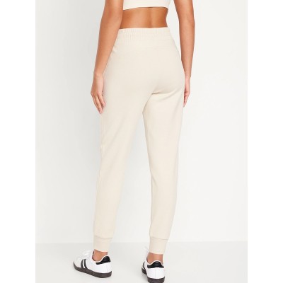 2024 women's adjustable waist cotton joggers with side zipper pockets