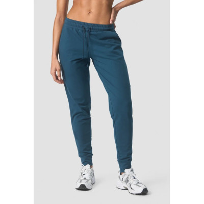 Elastic waist slim fit joggers with side pockets women's training sweatpants