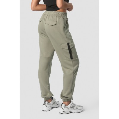 High waist cotton cargo pants for women fashionable loose fit running joggers