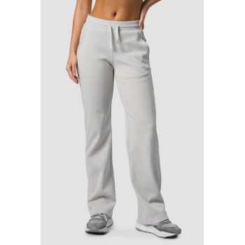 Ultra soft ribbed flared pants with adjustable waist cotton blend comfy sports sweatpants for women