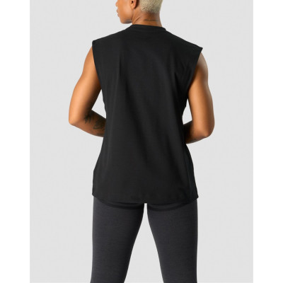 Everyday cotton tank for women crew neck loose fit vest