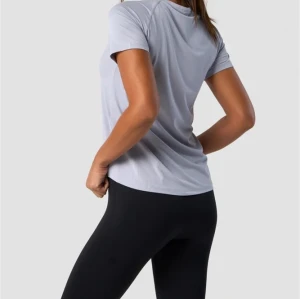 Lightweight breathable crew neck t shirts short sleeve gym tops