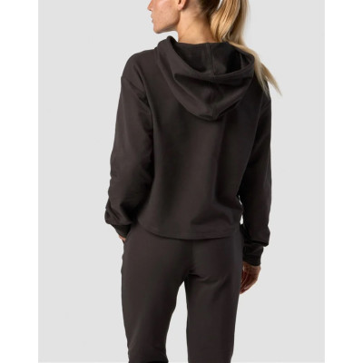 New arrival cozy cropped hoodies relaxed fit hooded sweatshirts