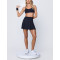 2 in 1 pleated tennis skirt for women high waist lightweight tennis clothing with undershorts