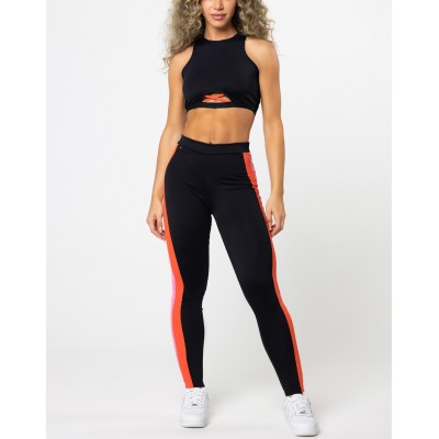 New arrival cut out back high impact sports bra full coverage fitness crop top