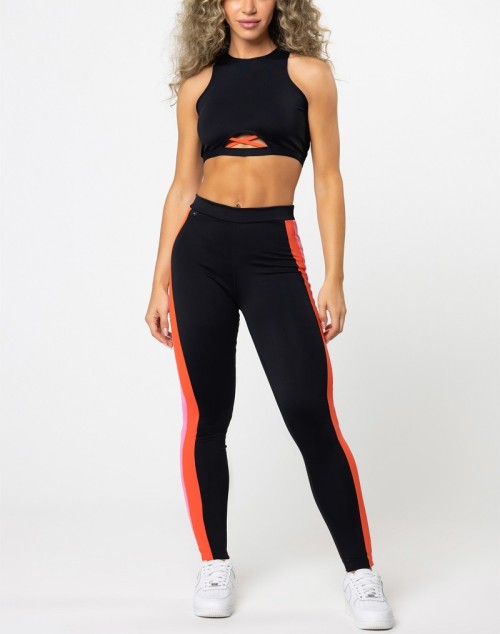 New arrival cut out back high impact sports bra full coverage fitness crop top