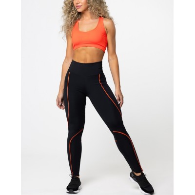 Crew neck cross back sports bra padded cutout yoga bralette