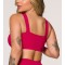 New arrival medium impack tube sports bra with wide strap classic supportive fitness bra