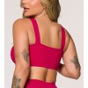 New arrival medium impack tube sports bra with wide strap classic supportive fitness bra