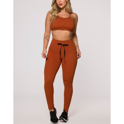 New arrival cut out backless sports bra criss cross yoga bralette