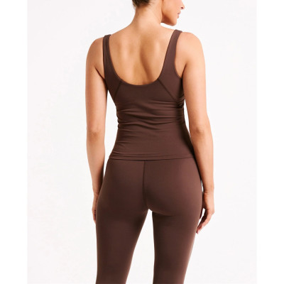 Women's form fitting tank tops buttery soft stretchy yoga crop top