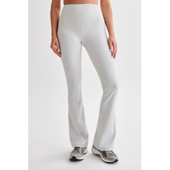 Tummy control flared yoga pants compressive wide leg yoga leggings
