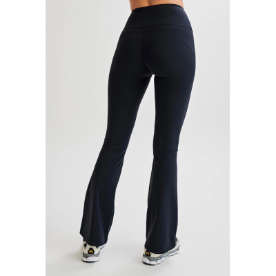 Tummy control flared yoga pants compressive wide leg yoga leggings