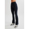 Tummy control flared yoga pants compressive wide leg yoga leggings