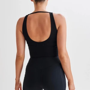 New arrival light weight v neck ribbed crop tank for women