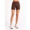 Super high waisted bike shorts with pockets compressive v back yoga shorts