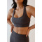 New arrival racerback sports bra classic padded crop top