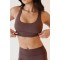 New arrival racerback sports bra classic padded crop top