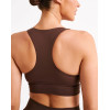 New arrival racerback sports bra classic padded crop top