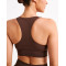 New arrival racerback sports bra classic padded crop top