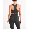 New arrival racerback sports bra classic padded crop top