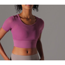 Womens Longline Sports Bra Padded Yoga Workout Crop Tank Tops Mesh Fitness Shirts