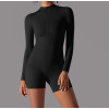 Half zip Bodysuit for Women Second-skin Feel Yoga Body Suits