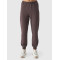 Mid waist relaxed fit french terry joggers with zipper pockets