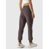 Mid waist relaxed fit french terry joggers with zipper pockets