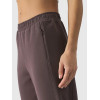 Mid waist relaxed fit french terry joggers with zipper pockets