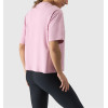 Crew neck loose fit cropped t shirts short sleeve oversized cotton tees