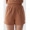 High waist athleisure shorts with side shorts cozy running shorts