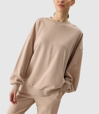 Women's drop shoulder oversized sweatshirts loose fit long sleeve hoodies