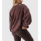 Women's drop shoulder oversized sweatshirts loose fit long sleeve hoodies