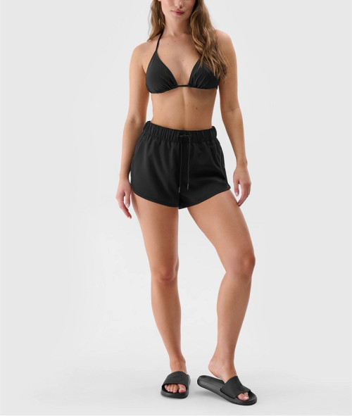 Women's quick dry woven shorts high waisted activewear running shorts