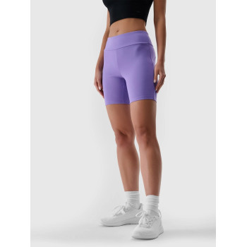 High rise athleisure style biker shorts brushed soft yoga shorts