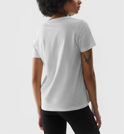 Lightweight breathable v neck t shirts for women 100% cotton plain t shirt