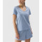 Lightweight breathable v neck t shirts for women 100% cotton plain t shirt