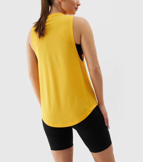 Quick dry loose fit sleeveless training tops for women lightweight stretchy running tanks