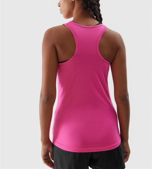 Slim fit sleeveless racerback training tank tops lightweight super stretchy hip length singlets