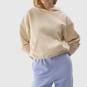 New arrival brushed cotton blend women hoodies drop shoulder relaxed fit hooded sweatshirts